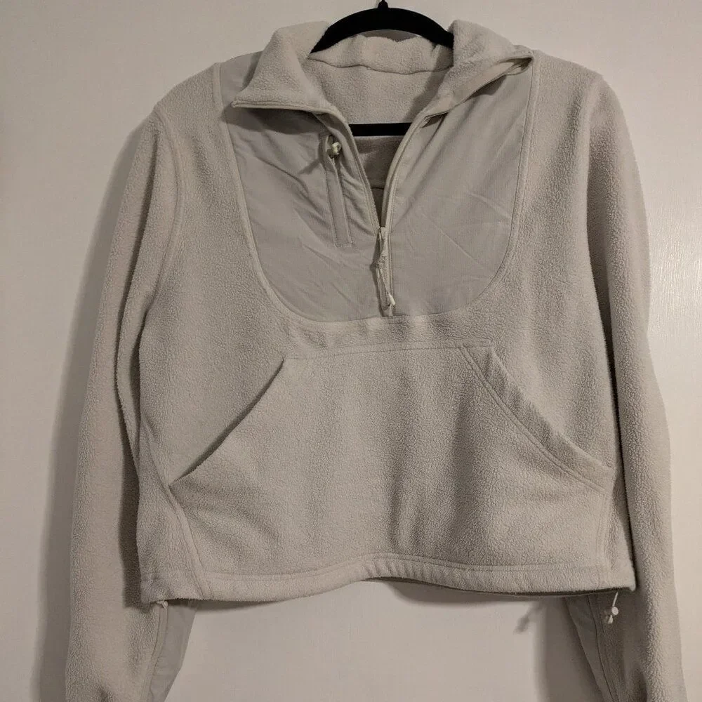 Lululemon Fleece and Ripstop Half Zip Size 6 Hiking Jacket Coat Womens - Picture 1 of 4